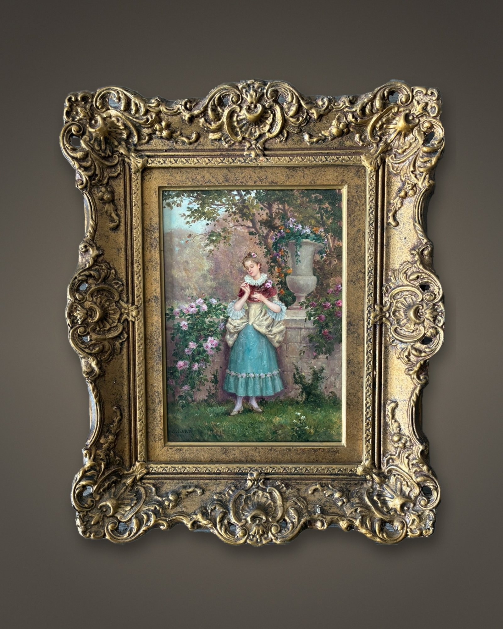 An Unrecorded Baré: Provenance Research on “A Young Woman with Roses in a Garden”